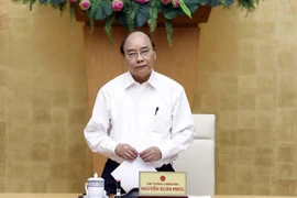 Thủ tướng Nguyễn Xuân Phúc phát biểu. (Ảnh: Thống Nhất/TTXVN)