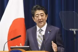 Thủ tướng Nhật Bản Shinzo Abe. (Ảnh: Kyodo/TTXVN)