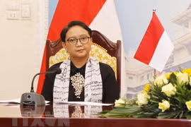 Ngoại trưởng Indonesia Retno Marsudi. (Ảnh: Lâm Khánh/TTXVN)