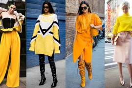 Trang phục cho Giáng sinh không chỉ gói gọn trong gam màu đỏ