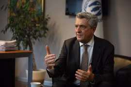 Ông Filippo Grandi. (Nguồn: AA)