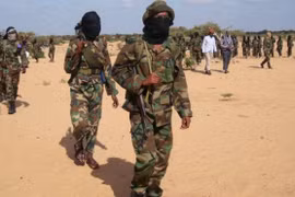 Các tay súng thánh chiến thuộc nhóm Al-Shabaab. (Nguồn: AFP)