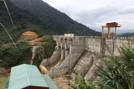 Công trình thủy điện Rào Trăng 4. (Ảnh: Đỗ Trưởng/TTXVN)