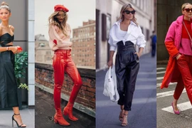 Chào Thu cùng xu hướng phối trang phục da yêu kiều, sang trọng