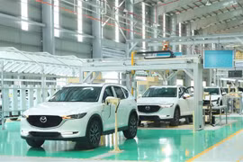 Nhà máy Thaco Mazda của Công ty Cổ phần Ôtô Trường Hải (Thaco). (Ảnh: Thống Nhất/TTXVN)