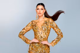 Isabella Menin - đương kim Miss Grand International 2022. (Ảnh: CTV/Vietnam+)
