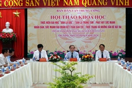 Quang cảnh Hội thảo. (Ảnh: Quốc Dũng/TTXVN)