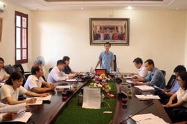 Quang cảnh buổi họp báo. (Ảnh: Mai Ngoan/TTXVN)