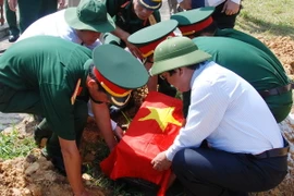 Thanh Hóa: An táng 27 hài cốt liệt sỹ hy sinh tại Lào