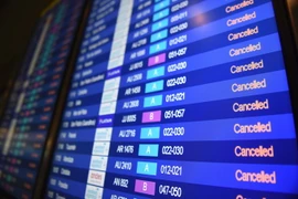 Nhiều chuyến bay tại sân bay Jorge Newbery ở thủ đô Buenos Aires phải hủy bỏ do đình công. (Nguồn: AFP/TTXVN)