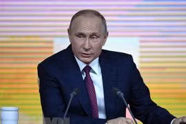 Tổng thống Nga Vladimir Putin. (Nguồn: AFP/TTXVN)