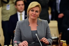 Tổng thống Kolinda Grabar-Kitarovic. (Nguồn: AFP)