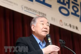 Ông Moon Chung-in, cố vấn đặc biệt về an ninh quốc gia của Tổng thống Moon Jae-in. (Nguồn: Yonhap/TTXVN)