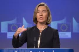 Đại diện cấp cao phụ trách chính sách an ninh và đối ngoại của Liên minh châu Âu (EU), bà Federica Mogherini. (Nguồn: EPA/TTXVN)