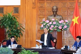 Thủ tướng Nguyễn Xuân Phúc phát biểu. (Ảnh: Thống Nhất/TTXVN)