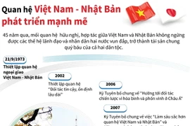 [Infographics] Quan hệ Việt Nam-Nhật Bản phát triển mạnh mẽ