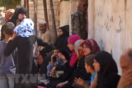 Người dân Syria. (Nguồn: AFP/TTXVN)