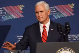 Phó Tổng thống Mỹ Mike Pence. (Nguồn: AFP/TTXVN)