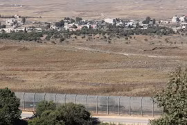 Khu vực biên giới Israel-Syria. (Ảnh: Việt Thắng/Vietnam+)