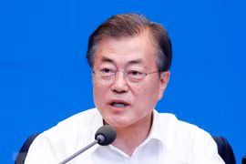 Tổng thống Moon Jae-in. (Nguồn: Yonhap/TTXVN)
