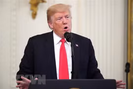 Tổng thống Mỹ Donald Trump. (Ảnh: AFP/TTXVN)