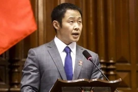 Nghị sỹ Kenji Fujimori (trong ảnh), con trai cựu Tổng thống Peru Alberto Fujimori. (Nguồn: Canaln/TTXVN)