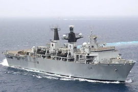 Tàu HMS Albion. (Nguồn: PA)