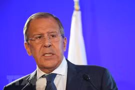 Ngoại trưởng Nga Sergei Lavrov. (Nguồn: AFP/TTXVN)