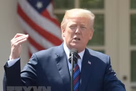Tổng thống Mỹ Donald Trump. (Ảnh: THX/TTXVN)