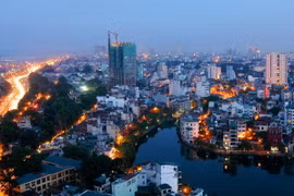 Một góc Thủ đô Hà Nội. (Ảnh: Ngọc Hà/TTXVN)