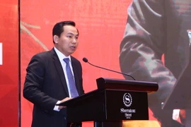 Thứ trưởng Bộ Kế hoạch và Đầu tư Lê Quang Mạnh phát biểu. (Ảnh: Minh Quyết/TTXVN)