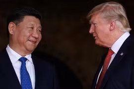 Tổng thống Mỹ Donald Trump và Chủ tịch Trung Quốc Tập Cận Bình. (Nguồn: CNBC.com)