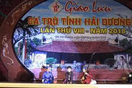 Giao lưu hát ca trù tỉnh Hải Dương lần thứ 8. Ảnh minh họa. (Ảnh: Mạnh Minh/TTXVN)