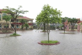 Mưa lớn do gió mùa, gây ngập cục bộ tại thành phố Hà Tĩnh