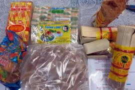 Thu giữ lô hàng tiền chất ma túy giấu trong đường thốt nốt
