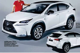 NX 300h. (Nguồn: carscoops.com)