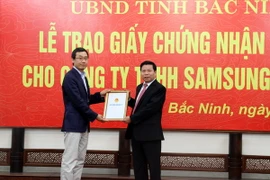 Samsung được hỗ trợ gần 300 tỷ đồng để xây dựng hạ tầng