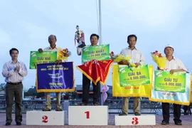 Kết thúc giải đua ghe ngo đồng bào Khmer Nam Bộ tại Sóc Trăng 