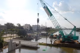 TP. HCM đưa vào sử dụng 11 dự án chống sạt lở bờ sông
