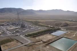 Toàn cảnh nhà máy hạt nhân nước nặng Arak của Iran. (Nguồn: AFP/TTXVN)