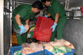 Quảng Bình phát hiện 10 tấn gà đông lạnh không rõ nguồn gốc