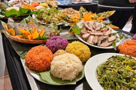 Sắc màu ẩm thực Việt Nam. (Ảnh: Mai Mai./Vietnam+)