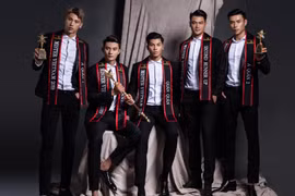 Top 5 Mister Vietnam 2019. (Ảnh: BTC)