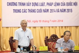 Triển khai Chương trình xây dựng luật, pháp lệnh của Quốc hội