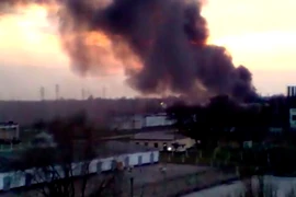 Có yếu tố phá hoại trong vụ cháy xe tăng ở Ukraine