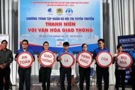 TP.HCM: Sôi nổi Ngày hội thanh niên với văn hóa giao thông