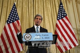 Ngoại trưởng Mỹ John Kerry. (Nguồn: AFP/YTTXVN)