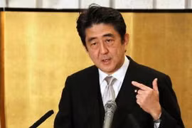 Thủ tướng Nhật Bản Shinzo Abe. (Nguồn: Kyodo/TTXVN)