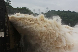 Công ty Thủy điện Trị An tăng lượng xả lũ để bảo vệ an toàn đập