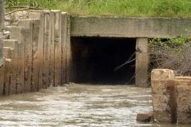 Bình Dương: Hai trẻ em tắm mưa bị trôi xuống cống mất tích